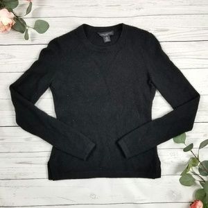 Banana Republic 100% Cashmere Black Sweater Sz Xs